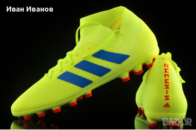 бутонки adidas Nemeziz 18.3 AG номер 43 -43,5, снимка 4 - Футбол - 45627280