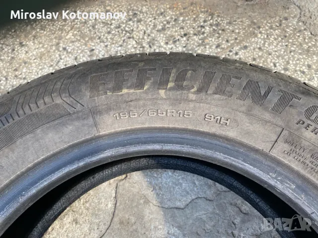  4броя летни гуми 195/65/15  91Н Goodyear EfficientGrip 160 лева, снимка 11 - Гуми и джанти - 49585700