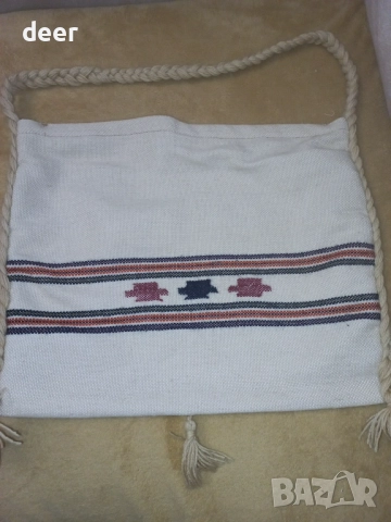 Ръчно тъкана вълнена торба