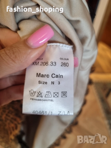 Рокля с есенни мотиви Marc Cain, размер М, снимка 9 - Рокли - 51866619