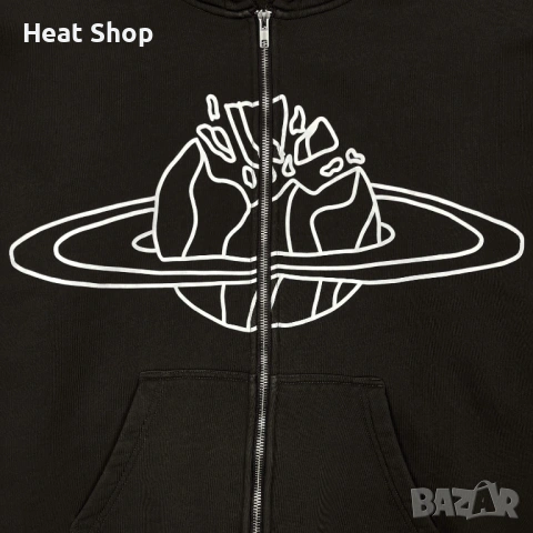 Суичър Broken Planet Market Outer Space Zip Up Hoodie, снимка 2 - Суичъри - 53767715