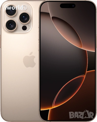 iPhone 16 Pro MAX⚠️ Лизинг от 29€/мес ❗️Desert Titanium 256Gb💥 златист ❗️Гаранция❗️, снимка 3 - Apple iPhone - 54203337