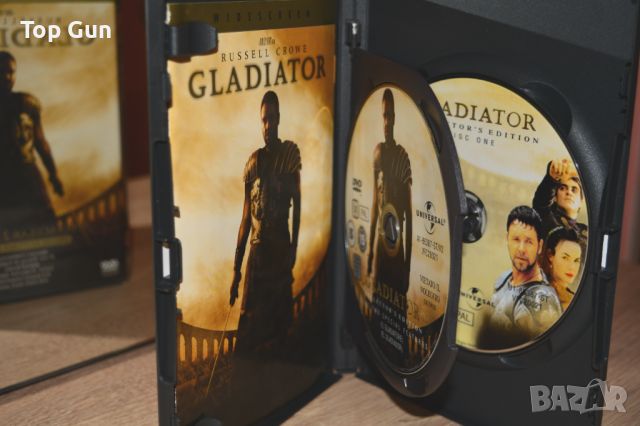 ДВД Гладиатор (2 диска) DVD Gladiator, снимка 3 - DVD филми - 46117767