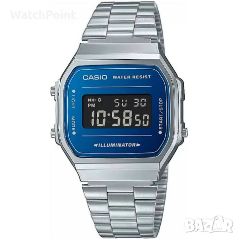 Дигитален часовник Casio Vintage - A168WEM-2BEF, снимка 1 - Мъжки - 48845748