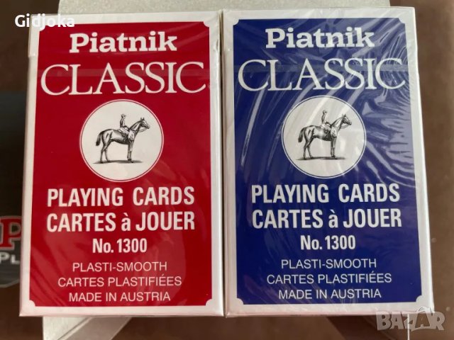 Карти за игра Пиатник / Piatnik Classic- оригинални, снимка 2 - Карти за игра - 49701424
