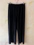 Широк черен плюшен рипсен панталон с ластик в кръста 🖤🖤🖤 , снимка 1 - Панталони - 45555068