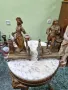 Чифт стари прекрасни антикварни френски бронзови фигури статуетки , снимка 3
