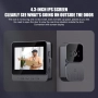 4.3" Безжичен, интелигентен видеозвънец с камера и 4.3" монитор, снимка 8