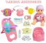 Игрален комплект с кукла и аксесоари RedCrab Baby Doll Toys Set, 15 част, кукла 30 см, снимка 3