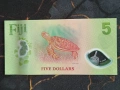 Банкнота - Фиджи - 5 долара UNC | 2025г., снимка 2