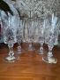 Пет КРИСТАЛНИ чаши за шампанско - неизползвани, снимка 1 - Чаши - 45491602