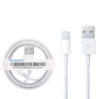 Кабел USB - Lightning, foxconn с намотка тип iPhone, Бял , снимка 1