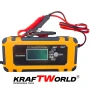 Автоматично зарядно за акумулатори KraftWorld 12V с LCD дисплей и ремонтен режим, снимка 2