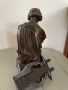 Скулптура на статуя в древен бронзов Сафо, XIX от Джеймс Прадиър, снимка 5