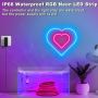 TENDIST 5M RGB LED неонови въжени светлини за открито, IP68 WiFi Гъвкава LED неонова лента, 24V, снимка 7