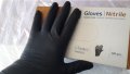 ЧЕРНИ нитрилни ръкавици, размер ХЛ , 180 броя кутия
