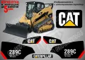 CAT Caterpillar 262C стикери надписи, снимка 13