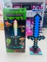 Лампа с Диамантен меч Майнкрафт 40см Minecraft Glowing Diamond Sword, снимка 4