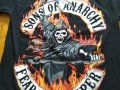 Sons of anarchy Road Gear Fear bthe reaper тениска размер С, снимка 4