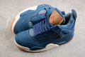 Уникални Редки Levi’s x Air Jordan 4 Denim дизайнерски Маратонки Кецове , снимка 8