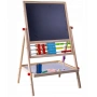 Мултифункционална образователна детска дъска с дървена рамка – за писане, рисуване и обучение, снимка 2