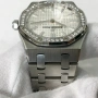Audemars Piguet Royal Oak 33mm Steel White Diamond Дамски Различни Цветове, снимка 7