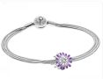 Сребърен елемент талисман Pandora 925  Daisy Charm, снимка 3