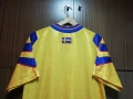 Швеция 1996/1997 оригинална футболна тениска фланелка Adidas Sweden Vintage ретро екип , снимка 3