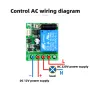 GERMA 433Mhz универсален безжичен превключвател за дистанционно управление DC 12V 1CH релейен приеме, снимка 3