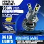 LED Крушки НB3 (9005) 100w 10000LM,12-24v canbus, снимка 3