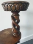 60см дърворезба/дървена масичка/малка маса-стойка-поставка-пиедестал, снимка 5