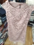 Дантелена рокля пудра, снимка 3