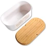 Кутия за хляб Kesper 58500, Материал: Меламин, Бамбук, Размери: Ш: 34 x В: 14 x Д: 18 см,, снимка 3