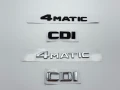 Емблема за багажник надпис Mercedes 4matic cdi цди 4матик, снимка 1