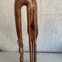 дървена фигура статуетка, снимка 8 - Статуетки - 45268389