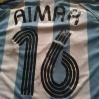 Аржентина футболна тениска №16 Пабло Аймар размер Л отлична, снимка 8 - Футбол - 45375470