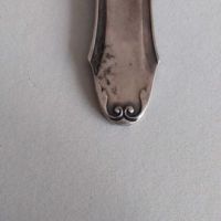 Посребрен старинен черпак (А100) с дълбоко посребряване, снимка 2 - Антикварни и старинни предмети - 45493146