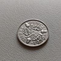 3 пенса 1936 Великобритания - Сребро, снимка 1 - Нумизматика и бонистика - 45477190