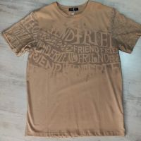 Мъжка тениска, бежова , снимка 1 - Тениски - 45526480