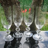 Кристални чаши за бяло вино - 4 бр., снимка 1 - Чаши - 45119626