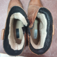 Зимни обувки естествена кожа 42., снимка 7 - Мъжки боти - 44959669