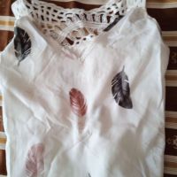 Лятна блуза - потник голям размер, снимка 4 - Потници - 45217391