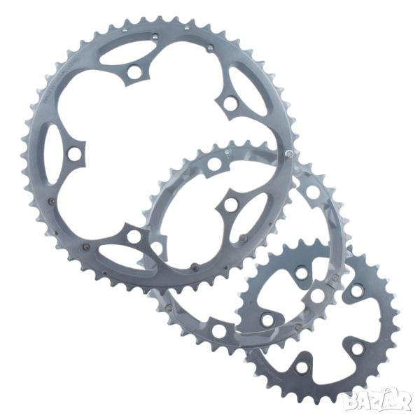 Shimano Ultegra FC-6603 52t 39t 30t D Triple плочи за шосе 130/74mm BCD 5-bolt, снимка 1