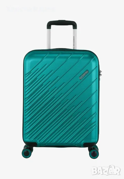 Твърд Куфар American Tourister Speedstar спинер на 4 колела 77cm цвят Тюркоаз, снимка 1