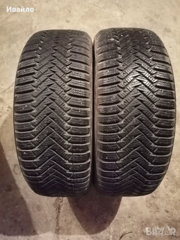 Продавам 2 броя зимни гуми 195.55.15 на 1 сезон дот 2019 Laufenn , снимка 1