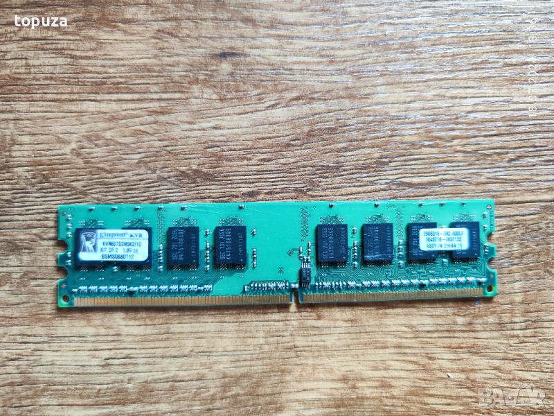 рам памет за компютър Kingston 1GB DDR2-667MHz KVR667D2N5K2/1G, снимка 1