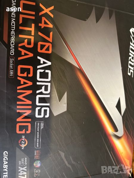 Дънна платка GIGABYTE X470 AORUS ULTRA GAMING Socket AM4, RGB, снимка 1