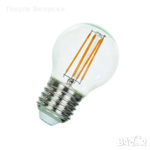 LED Крушка - 4W Filament E27 G45 2700K, снимка 1