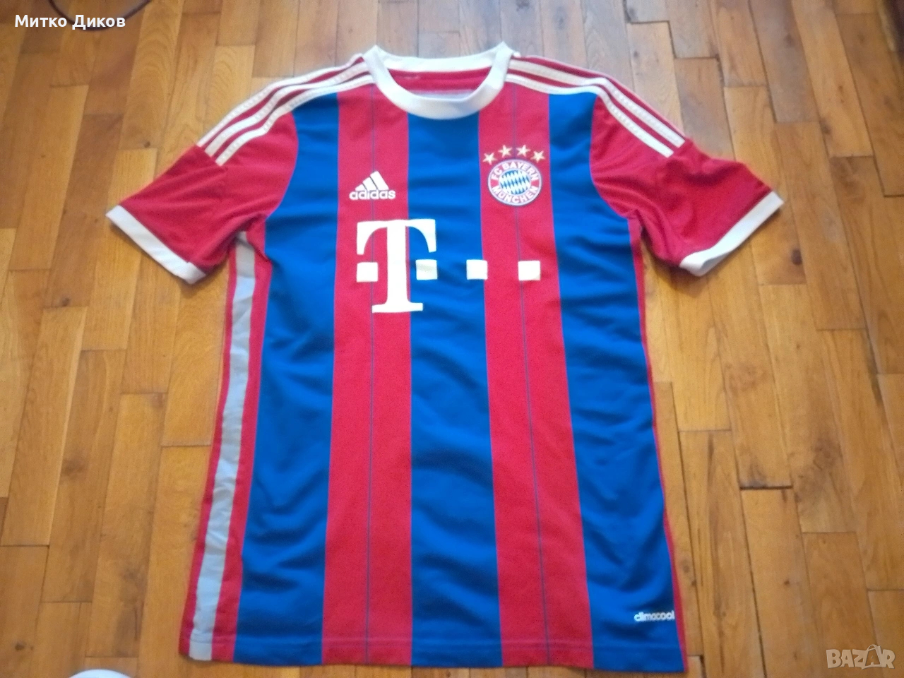 Байерн Мюнхен футболна тениска маркова на Адидас 2014-2015г размер С или 176см, снимка 1