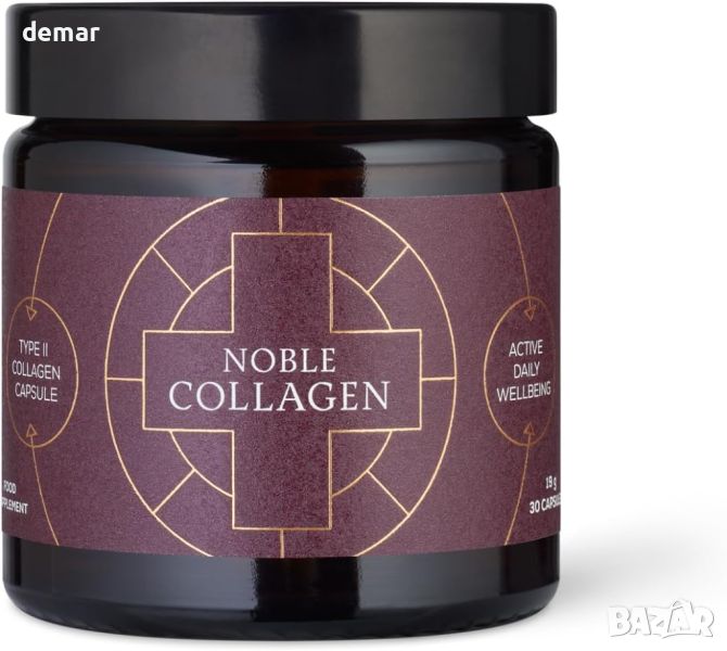 Ancient + Brave Noble Collagen - Колаген тип 2 с витамин С за здрави стави и кости, 30 капсули, снимка 1